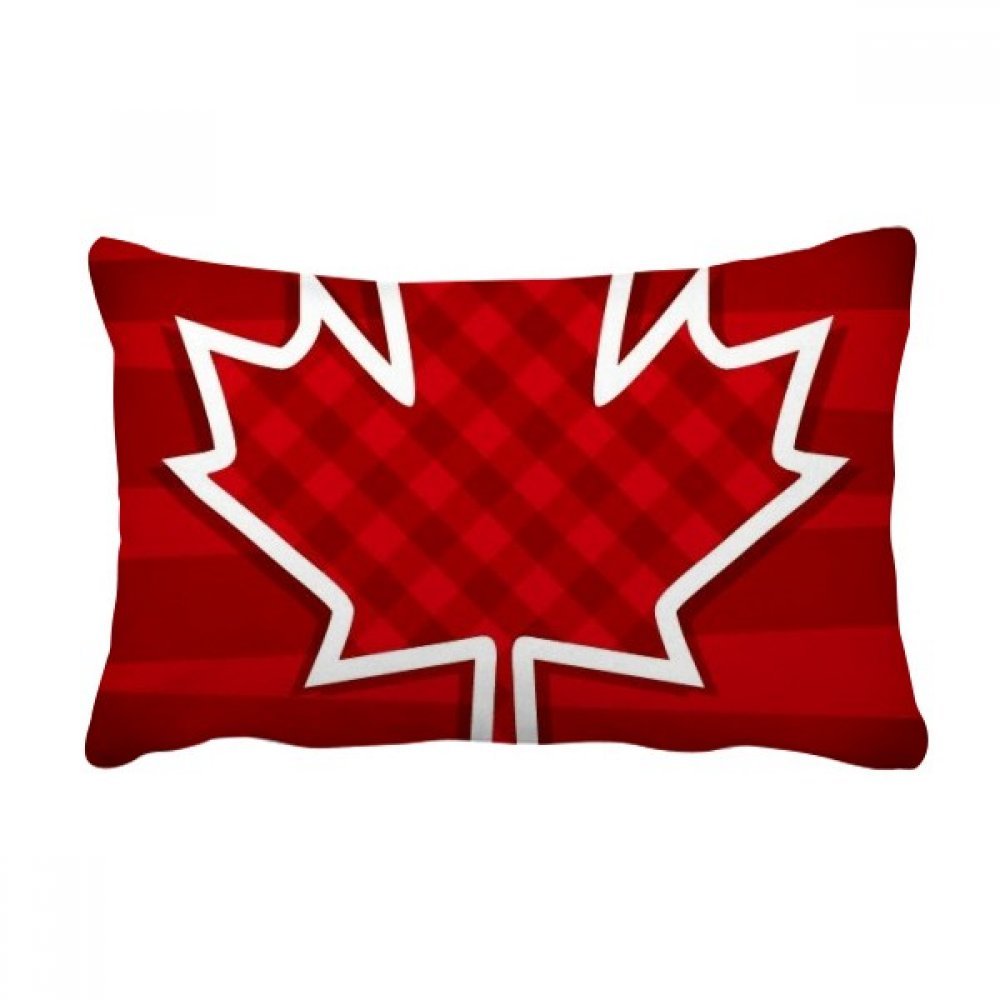 Coussin feuille d'érable Canada pour canapé salon 40x60 cm