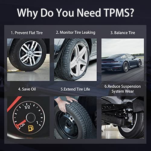 Marsflex Pre-programmed TPMS Sensor Set