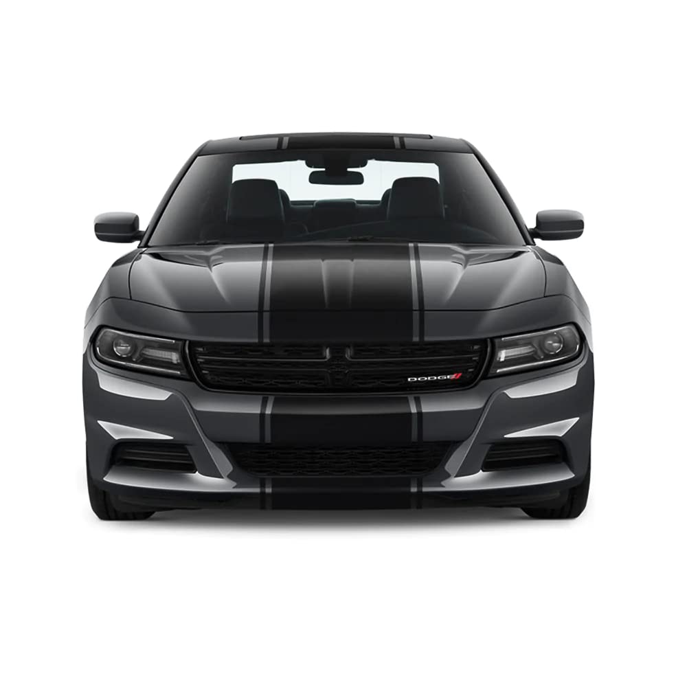 Fusion Decals20" Racing Stripe w/Pins [26"] -"Compatible/Replacement for - Dodge Charger 2011 to 2020