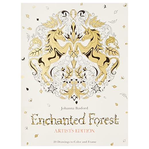 Enchanted Forest: 20 Drawings to Color and Frame