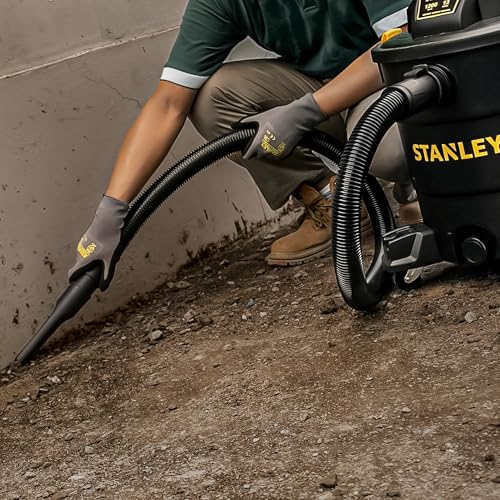 STANLEY 12 Gallon 5.5 Peak HP Wet/Dry Vacuum, 3 in 1 Shop Vacuum Blower,1-7/8"x6 Hose, Range for Garage, Carpet Clean, Workshop with Vacuum Attachments-SL18199P by STANLEY - Image 7
