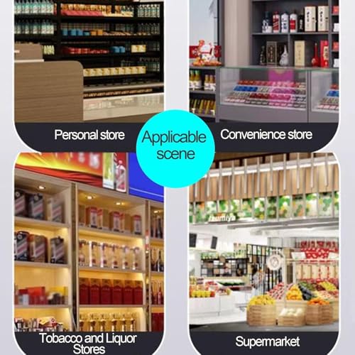 Expositor de Cigarrillos transparente con estantes para optimizar espacio 6