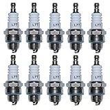 AUMEL Spark Plug Kit 10Pcs for Stihl 017 018 020 021 023 026 034 036 038 044 046 064 066 MS170 MS180 MS200 MS210 MS230 MS250 MS380 MS390 TS400 TS410 TS420 TS460 TS700 TS800 Chainsaw