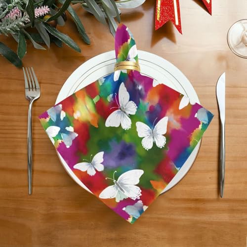 Servilletas de Tela Multicolores Pack x6 20x20 in miniatura 3