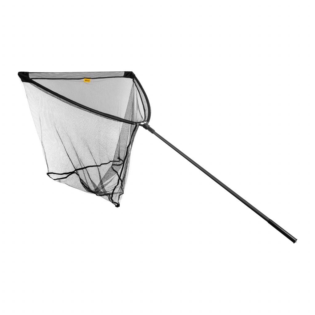 Épuisette CARP PREMIUM 105 cm / 42", 2 m de longueur de la barre, sélection du réseau caoutchouté/polyester, sélection de poignée nature/carbone, épuisette, accessoires de pêche, avec sac