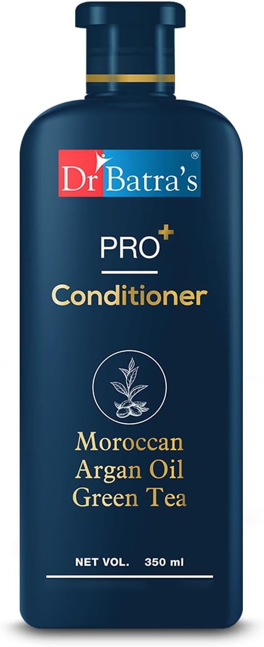 Pro Conditioner 350ml with Moroccan Argan Oil Green Tea & Vitamin B | Damage Repair Hair Conditioner for Soft, Smooth & Healthy Hair | SLS & Paraben Free | Suitable for All Hair Types | For Men & Women