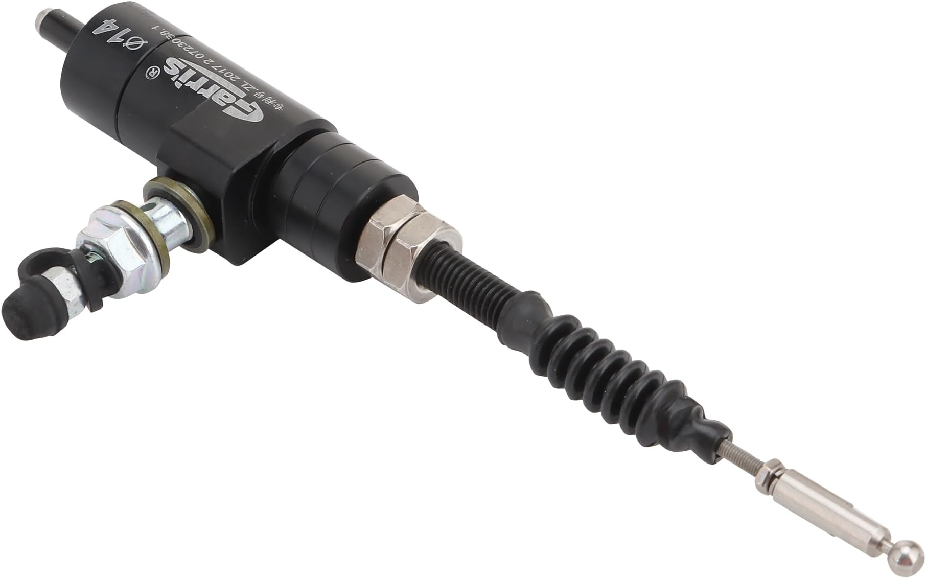 WOOSTAR M8 x 1.25mm Motorcycle Hydraulic Clutch Master Cylinder Rod Brake Pump Replacement for Yamaha Honda Dirt Pit Bike ATV 4 Wheeler Quad Scooter Black