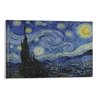 Amazon.co.jp: フィンセント・ファン・ゴッホ作星月夜ポスター