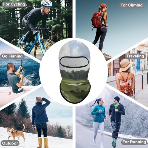 Balaclava para Hombre y Mujer, Máscara de Esquí, Cubreboca Integral para Ciclismo, Motocicleta, Golf y Actividades al Aire Libre miniatura 6