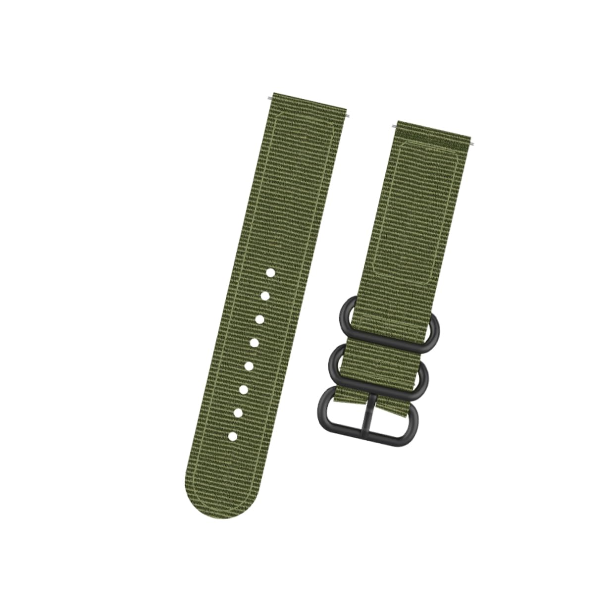 jojofuny 2St Hipster minimalistisches Uhrenarmband Nylon-Uhrenarmband Canvas- funky ersatzband ansehen aus Nylon drei Knöpfe Gurt Zubehör