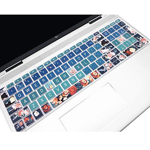 Keyboard Cover For Hp Envy X360 15.6''Series /2020 2019 Hp Pavilion 15/ Hp Pavilion X360 15.6” Series/Hp Envy 17 17.3" Series/Hp Laptop 15T 17T 17-Ca0011Nr 17-By0040Nr,Rose #TOP6