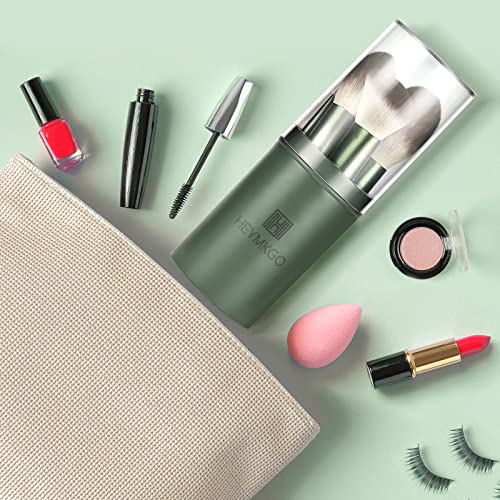 Makeup-Brushes-Set-HEYMKGO-11Pcs-Makeup-Brush-Set-Premium-Synthetic-Bristles-Conical-Handle-Kabuki-Foundation-Face-Eyeshadow-Brush-for-Liquid-Powder-Buffing-Blending-Contouring-With-Travel-Case Makeup-Brushes-Set-HEYMKGO-11Pcs-Makeup-Brush-Set-Premium-Synthetic-Bristles-Conical-Handle-Kabuki-Foundation-Face-Eyeshadow-Brush-for-Liquid-Powder-Buffing-Blending-Contouring-With-Travel-Case