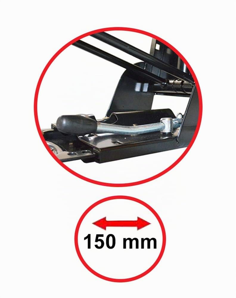 Siège baquet avec suspension en métal rouge, rembourrage SW
