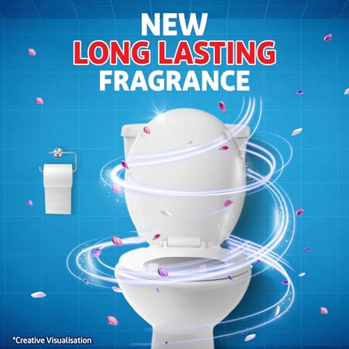 Image of Harpic Power Fresh 6 Toilet Cleaner Rim Block, Marine Splash - 35 g | Cleans & Freshens Upto 4 Weeks & Harpic Disinfectant Toilet Cleaner Liquid, Original - 500 ml | India's # 1 Toilet Cleaner