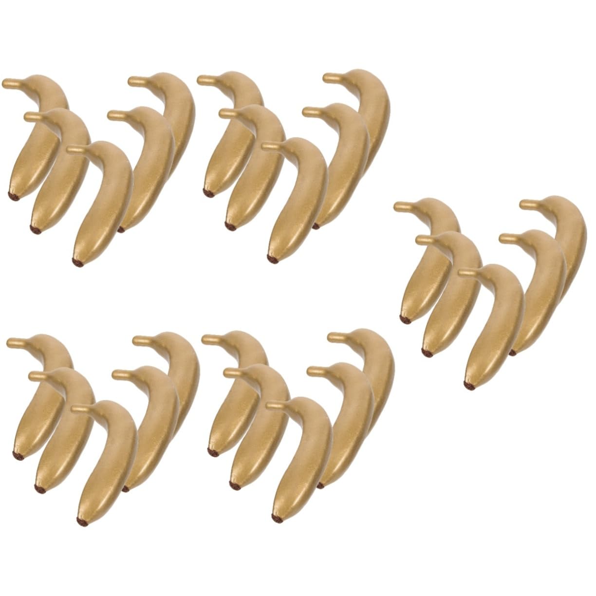 PRETYZOOM 25pièces Faux Bananes Décoratives Mousse Décoration De Fête Accessoires De Photographie Et Décor De Cuisine Lifelike