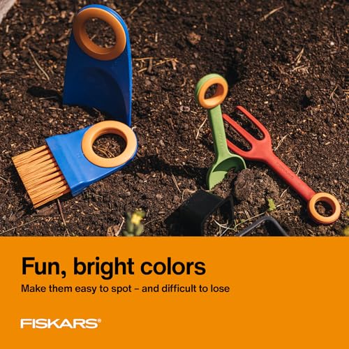 Set de herramientas de jardín para niños Fiskars (4 piezas) miniatura 3