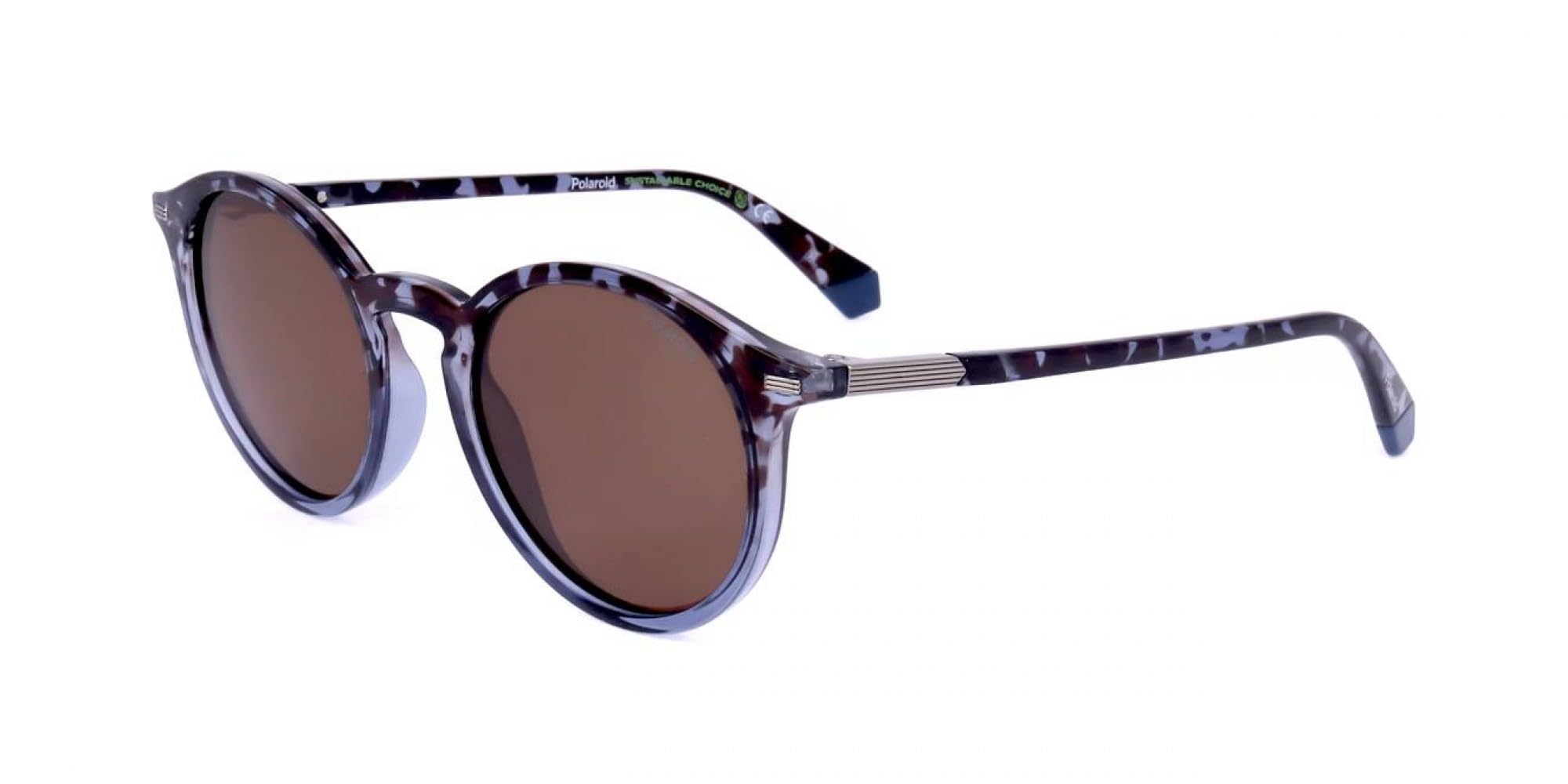 Polaroid Pld 2116/s IPR/SP HAVANA BLUE Sunglasses Unisex Injected, Standard, 49