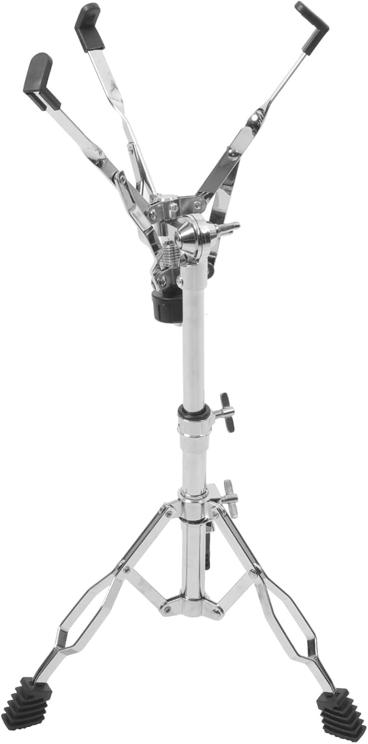 Adjustable Metal Snare Drum Stand Double-leg Bracket 22mm Diameter Drum Rack Accessories and Percussion Storage in Music Performance