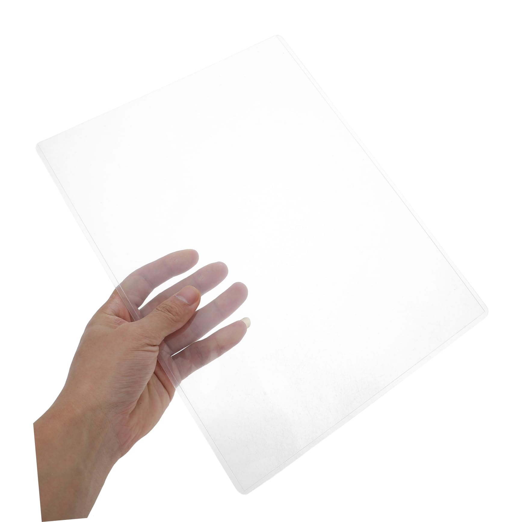 SHINEOFI 30 pezzi Buste Rigide Trasparenti per Foto Documenti Poster Menù Album Custodie Plastica Durevoli per Protezione Facile e