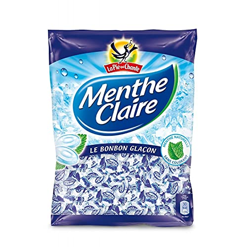 Bonbons Menthe Claire LA PIE QUI CHANTE 360G le lot de 4 idéal pour vos trajets et pauses café