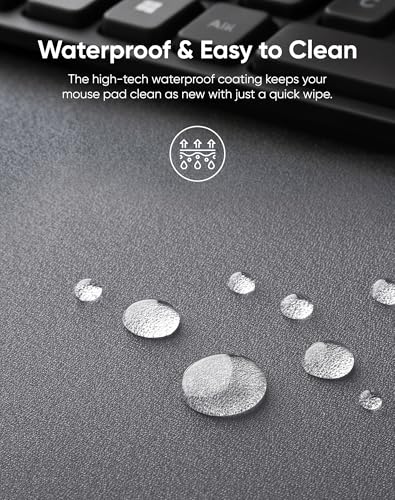 Image of Reniteco Waterproof Large Office & Gaming Mouse Pad, 27.6 inch x 11.8 inch x 0.12 inch