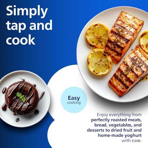 Philips Airfryer 5000 Series Dual Basket with Steam - Unique Steamfry, Steam & Airfry - 19 Ways to Cook; 9L Capacity (3L + 6L), RapidAir Plus Technology, Auto SteamClean (NA555/09) - Image 9