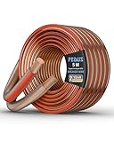 FEDUS Audix,16 Gauge/AWG Speaker Wire Cable 5M 16.4 Feet Oxygen-Free Copper 2 Conductors Audio Cable For Car Speakers Stereos, Subwoofer, Home Theater Speakers, Hifi Surround Sound System