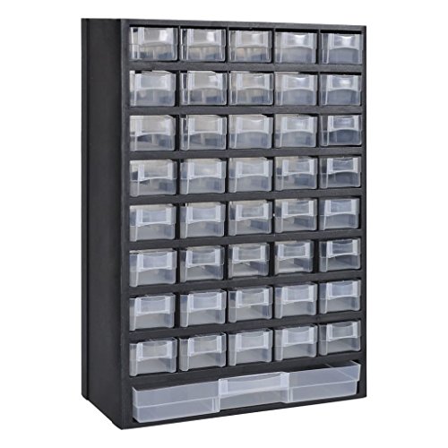 41-tiroirs Cabinet/Unit/Storage Locker Plastic 31 x 13.8 x 49 cm