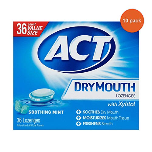 Act Dry Mouth Mint Loz 36 Size 36ct Act Dry Mouth Mint Lozenges 36ct