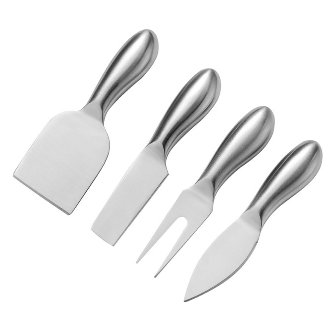 PRETYZOOM Cheese Knife Tool Kit Cheese Slicer Fork Spatula Baking Tool Stainless Steel Kitchen Essential Unique Design