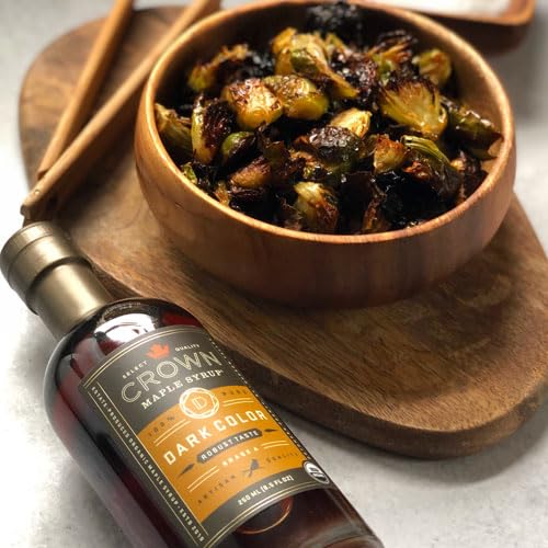 Crown Maple Dark Color Robust Taste Certified Organic Maple Syrup, 1 Gallon, Single, 100% Pure, Pancakes, Marinades, Cocktails