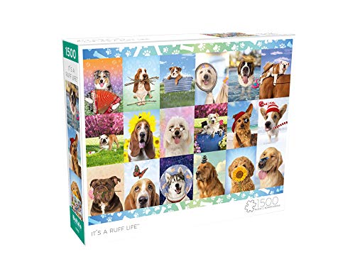 MELARQT Buffalo Games - It's a Ruff Life - 1500 Piece Jigsaw Puzzle, Multicolor - Image 3
