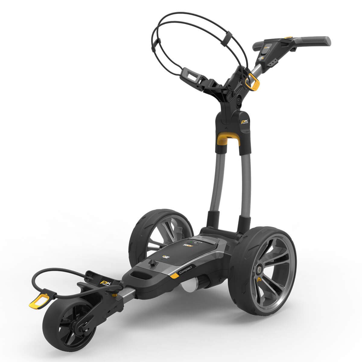 PowaKaddy CT6 EBS 18 Hole Golf Trolley - Gun Metal