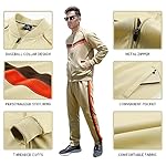 W JIANWANG Men's Casual Tracksuits Long Sleeve Jogging Suits Sweatsuit Sets Track Jackets and Pants 2 Piece Outfit - Image 4