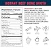 Bare Bones Beef Bone Broth Instant Powdered Mix Packets | 5g Collagen | 10g Protein | Keto & Paleo Friendly | No Artificial Flavors | Rich Savory on-the-go 16 Pack