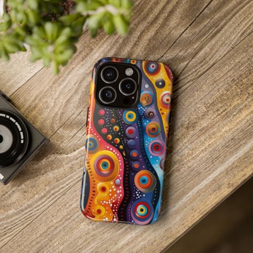 Coque iPhone 16 Pro multicolore rigide brillante pour protéger avec élégance - 4