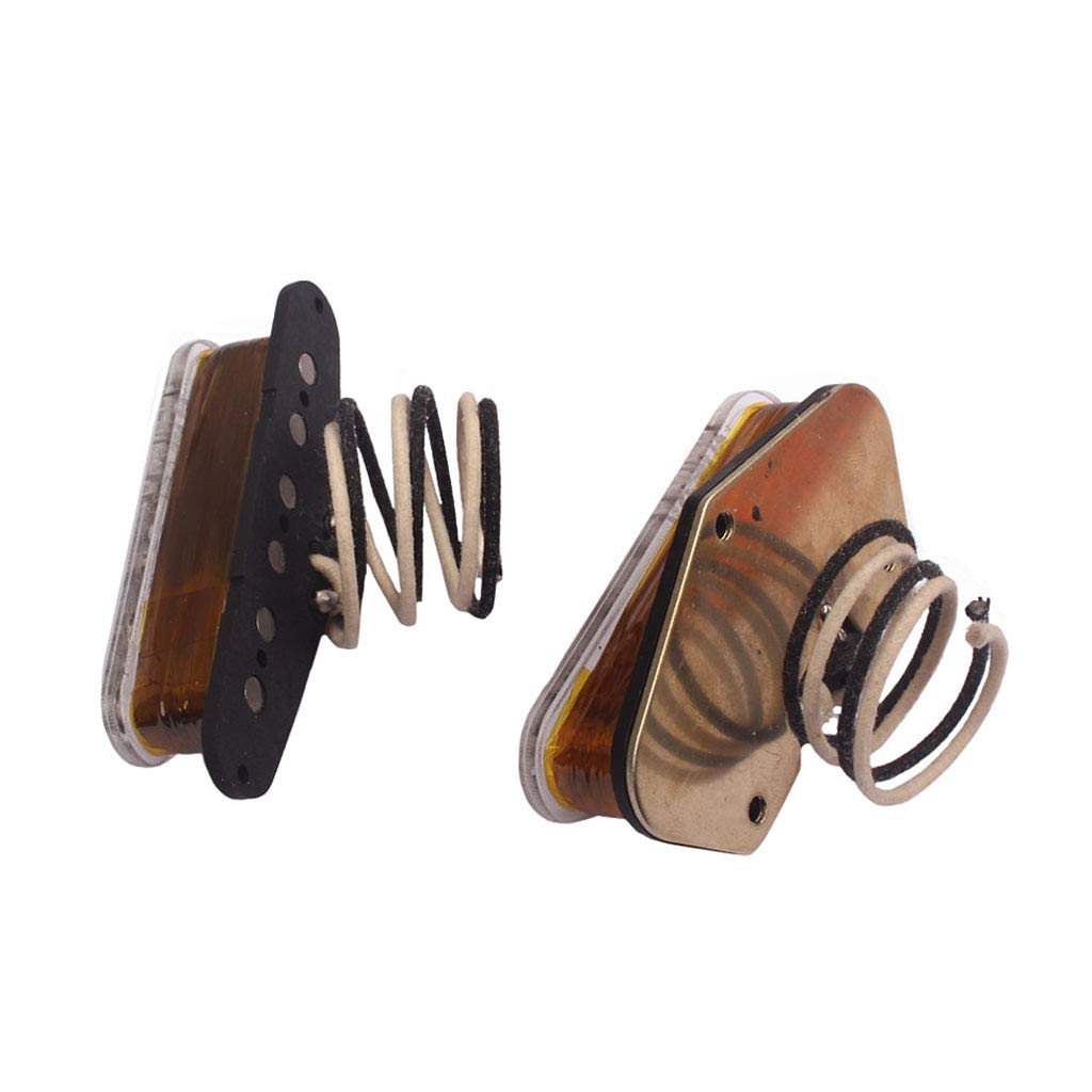 Alnicov 6 Corde Antichità Pickup Set Collo & Ponte Per TeLe Chitarra Elettrica Accessori