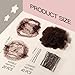 FANDAMEI Hair Net for Kids, Invisible Hair Nets 20PCS with U Shaped Bobby Pins 40PCS,30cm Hair Nets for Buns, Bun Hair Nets for Ballet Girls Hair Accessories Set for Hair Styling,Women,Girls-Brown