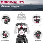 ULANZI MT-55 Ombra Travel Tripod, 62.2" Professional Camera Tripod, Aluminum Tripod W/ 360° Ball Head&Quick Release Plate, Max Load 17.6 LB for Nikon Canon DSLR Camcorder, Phone Holder Included