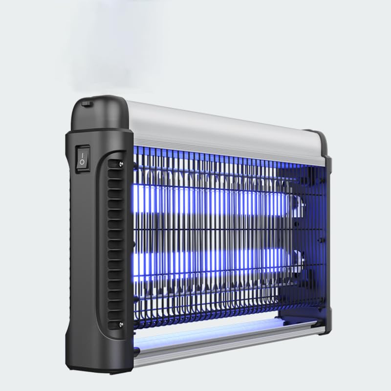 Insetticida con luce UV da 20 W, trappola per insetti per interni ed esterni, trappola per mosche, moscerini, controllo dei parassiti, ETL elencato