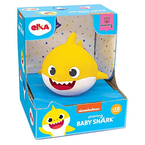 Boneco Baby Shark, Elka, Amarelo