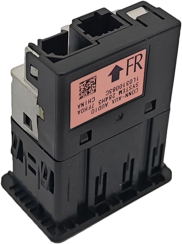 284H3-7FH0A USBおよびAUXポート 補助ジャック 交換用 Nissan Kicks Rogue Sentra Rogu