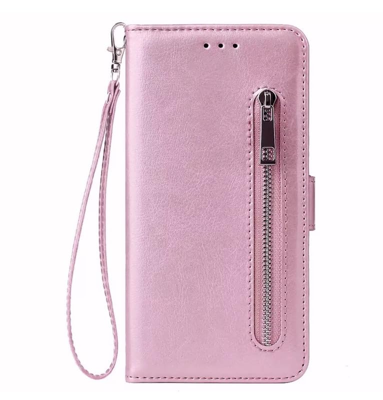 Teletel Zipper Magnetic Closure Wallet Card Holder Flip Case for Google Pixel 8A |Mobile Cover|Back Flip Cover-Pink (B0D9S7194L) Amazon Price History, Amazon Price Tracker