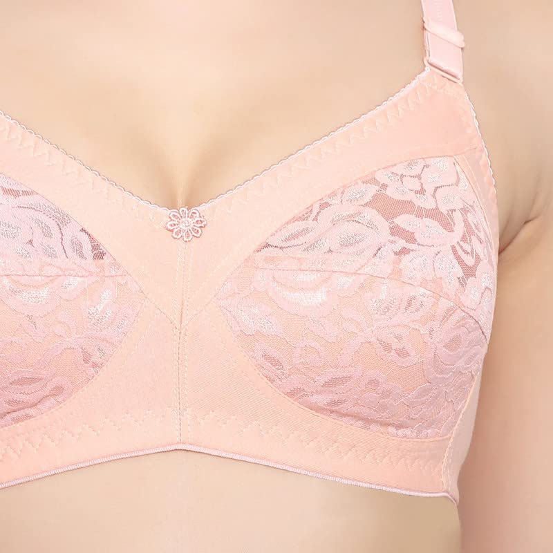 Image of Women Net Non-Padded Wire Free Regular Bra