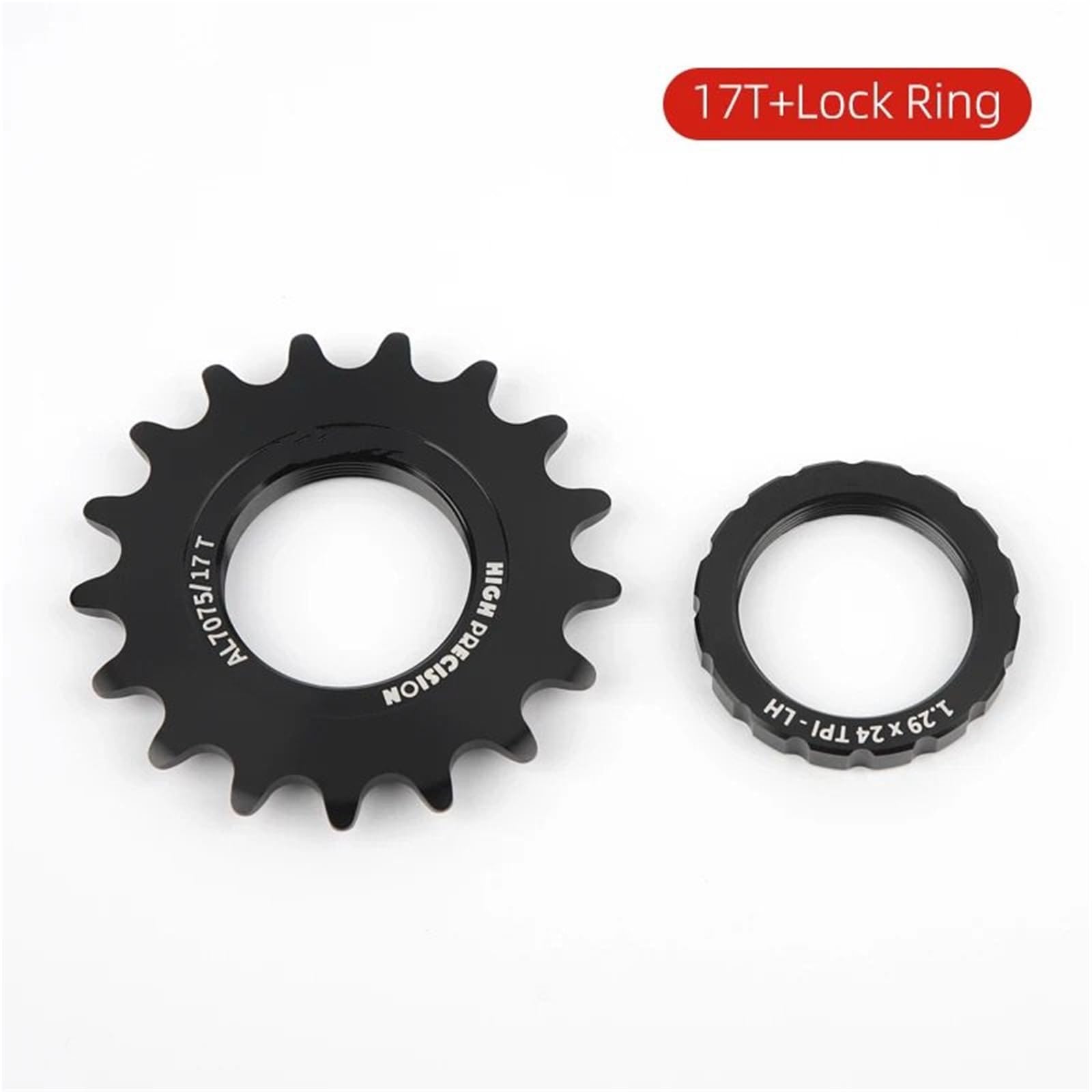 Stały bieg rowerowy wolnobieg 13T 14T 15T 16T 17T Pojedyncza prędkość Fixie rower zębatka aluminiowa stopowa części do kolarstwa torowego