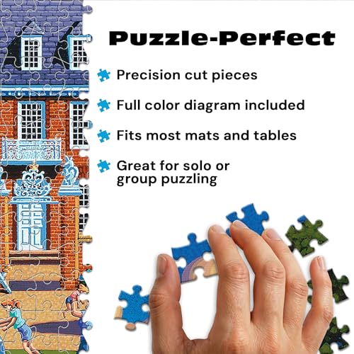 Puzzle escena colonial para mayores de 14 anos miniatura 4