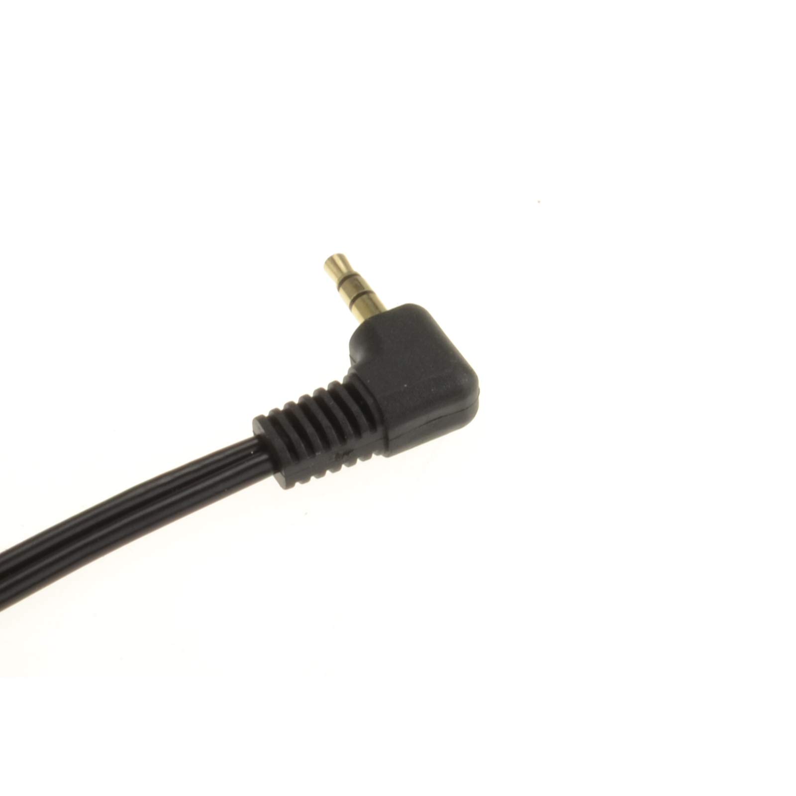 Câble Audio Stéréo Jack 3,5 Mm - 2 Mètres - Deux Connecteurs Mâles Angle Droit - Pour Casque, Smartphone, Enceinte