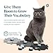 FluentPet Speak Up! Get Started Kit with Clearer Upward-Facing Sound - 6 Recordable Buttons for Dogs & 3 Grey HexTiles | Dog & Cat Communication Buttons Set | with Batteries