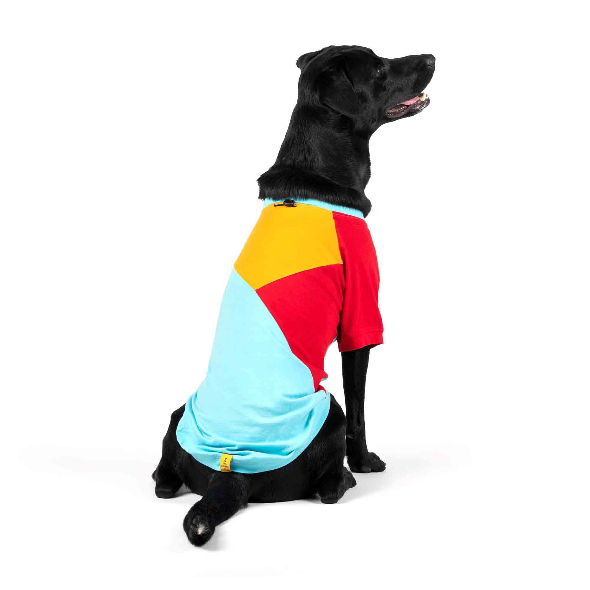 Tail Lovers Co. Color Block T-Shirt for Pets - Blue - XS (B0D6X2VTS8) Amazon Price History, Amazon Price Tracker