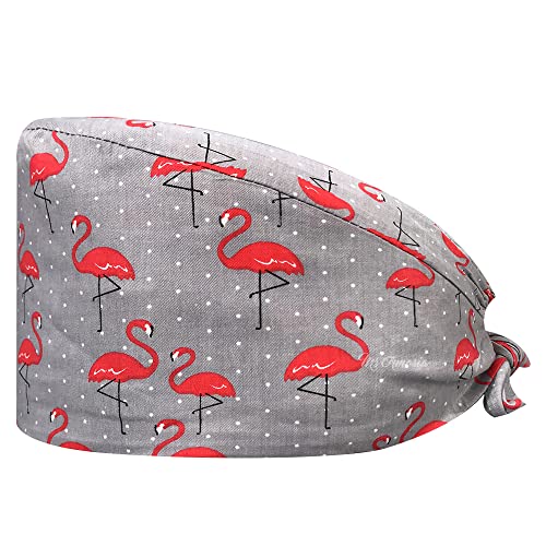 niaahinn Scrub Caps Women with Buttons & Cotton Sweatband Nursing Caps Scrub Caps Women & Men (12034)